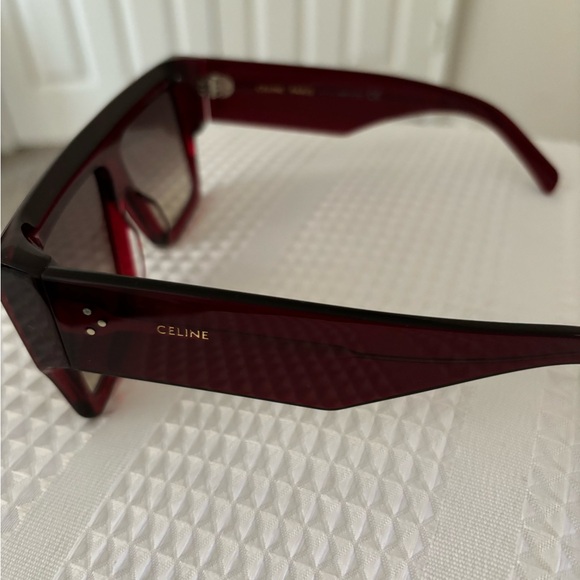 Céline 61MM Exaggerated Rectangular Sunglasses - Picture 4 of 9